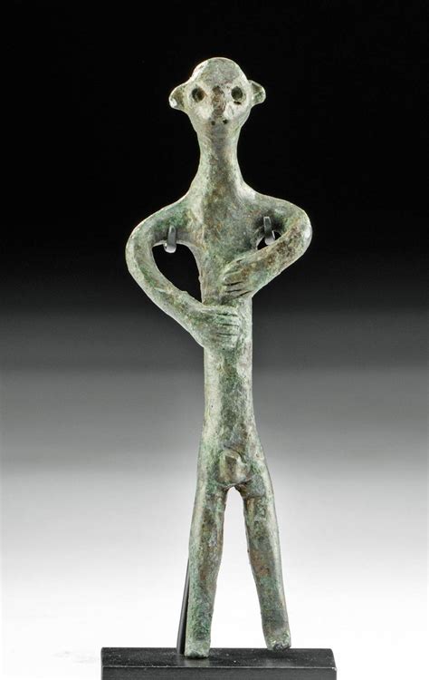 Sold Price Iberian Bronze Standing Nude Male Figure November 4 0122