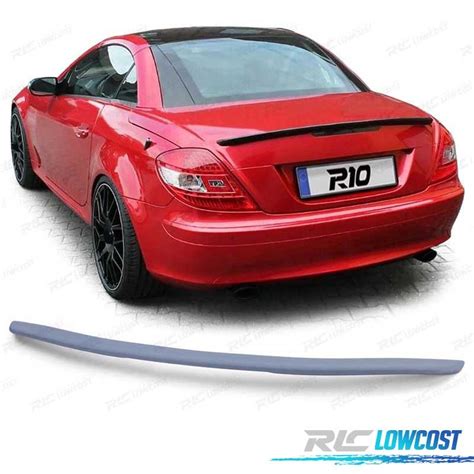 AILERON LIP SPOILER TRASEIRO PARA MERCEDES SLK R171 LOOK AMG