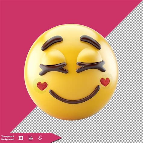 Premium Psd A Yellow Smiley Face With The Words Kiss On It