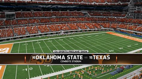 Ea Sports Ncaa Football 14 Exhibition Game Oklahoma State Vs Texas