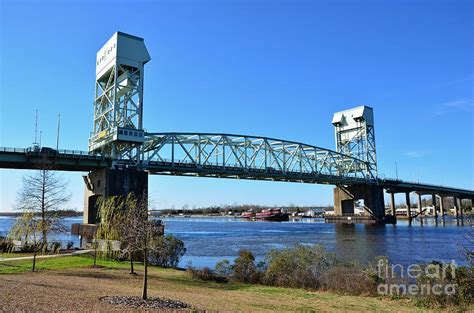 Cape Fear Memorial Draw Bridge Photograph By Bob Sample