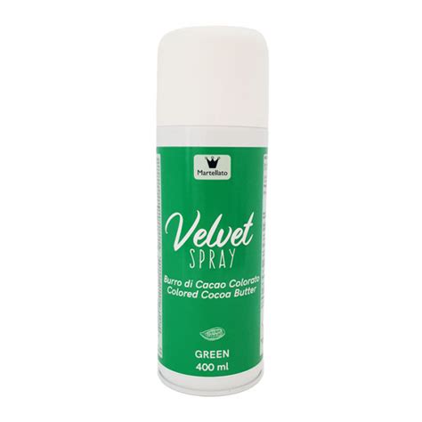 SPRAY VELVET Colorant Alimentar Verde Mar Fara E171 400 Ml