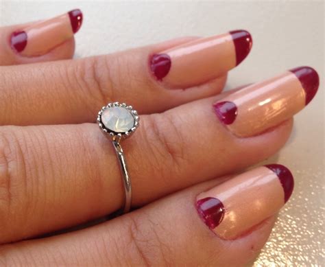 Nails Of The Week Red And Nude So Many Lovely Things