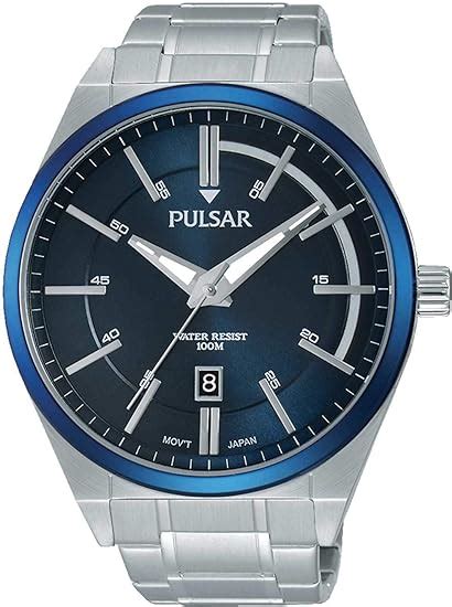 Pulsar Herren Armbanduhr Analog Quarz Edelstahl PS9363X1 Amazon De