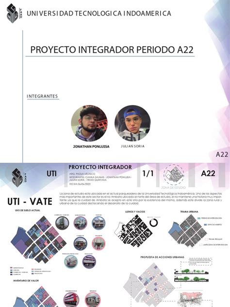 Portafolio Final Proyecto Integrador Pdf Peatonal Ecuador