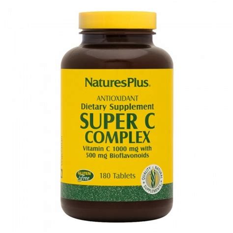 Natures Plus Super C Complex 1000mg 180 ταμπλέτες WeFit