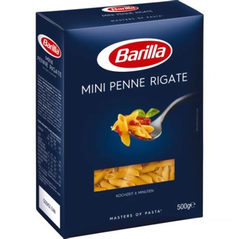 Barilla Mini Penne Rigate 500g Lebensmittel Versand Eu Lebensmitt