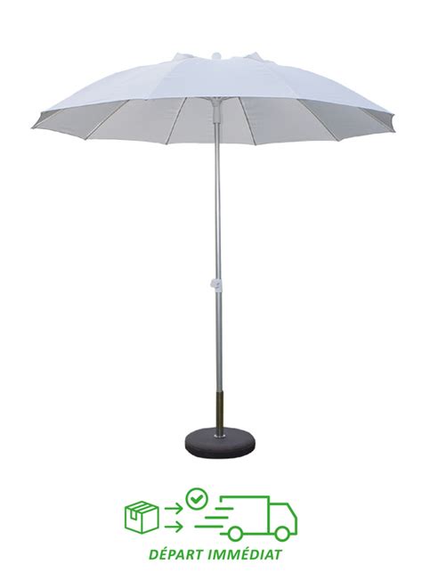 Parasol Ø250 fibre de verre voir les couleurs en stock Parasol