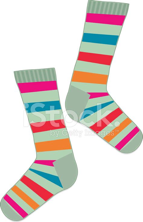 Fun, Multicolored Striped Socks Stock Photo | Royalty-Free | FreeImages