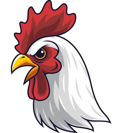 Ilustración Vectorial Del Gallo Dibujos Animados Corriendo vector