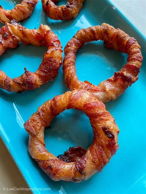 Delicious Keto Bacon Wrapped Onion Rings