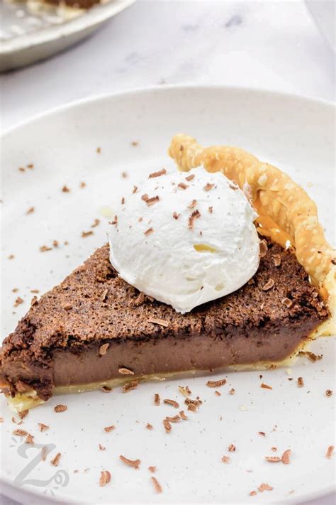 Chocolate Chess Pie Just 15 Minute Prep Our Zesty Life