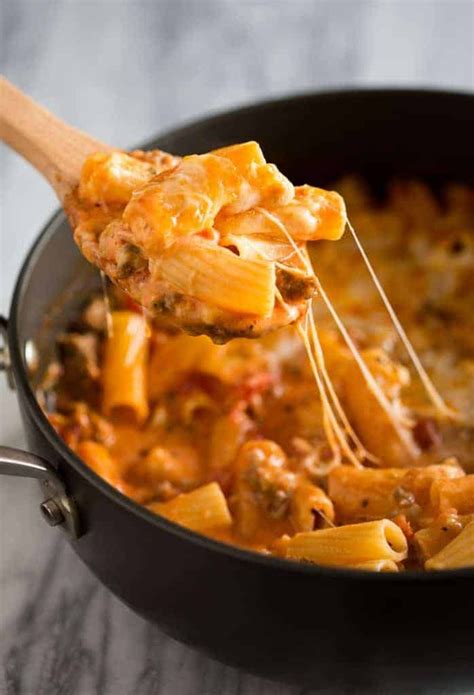 One Pan Baked Ziti Recipe Tastes Better From Scratch Baked Ziti Recipe Ziti Recipes Baked Ziti