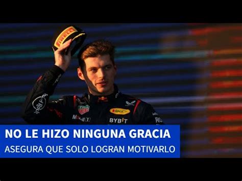 Checo P Rez Max Verstappen Manda Indirecta Al Piloto Y A La Prensa Que