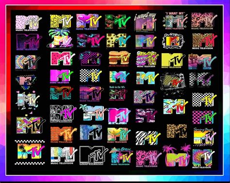 Bundle Logo Mtv Png Mtv Old School Mtv Logo Set Mtv Leopard