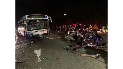 路線バスと車が正面衝突 車を運転していた男性が死亡【長崎市柿泊町】 Tbs News Dig