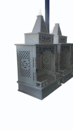 Indoor Square 24 Inch White Marble Temple For Worship Size 24 18 At