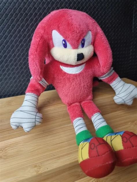 Sonic The Hedgehog Knuckles Boom Red Plush Toy Sega Tomy Rare Htf Eur