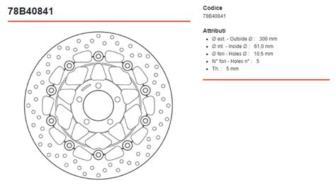 Paar Bremsscheiben Vorne BREMBO Serie Gold Schwimmende Kawasaki 900 GPZ