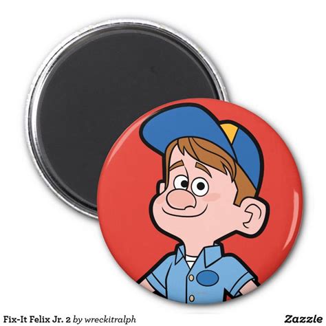 Fix It Felix Jr 2 Magnet Zazzle