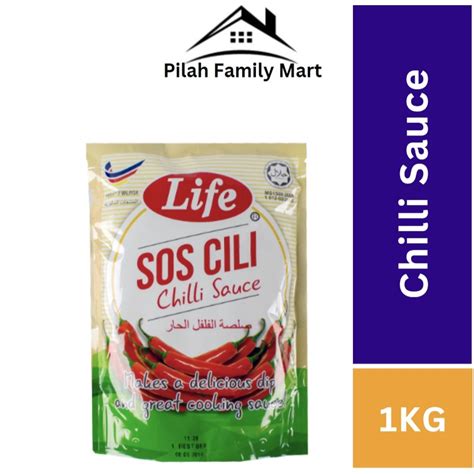 LIFE Chili Pouch Sos Cili 1KG Shopee Malaysia