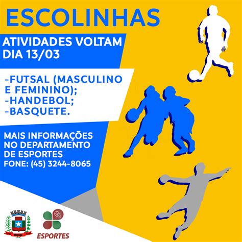 INSCRIÇÕES PARA ESCOLINHAS ESPORTIVAS Guia Missal