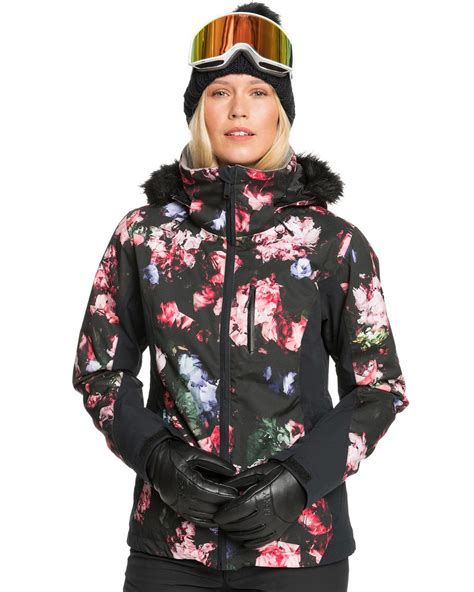 Roxy Womens Jet Ski Premium Snow Jacket True Black Surfstitch