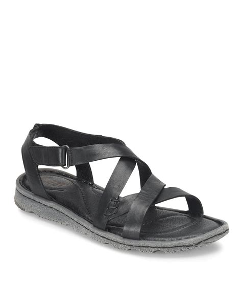 Born Trinidad Leather Sandals Dillards Born Shoes Women Leather Slip On Shoes Black Shoes