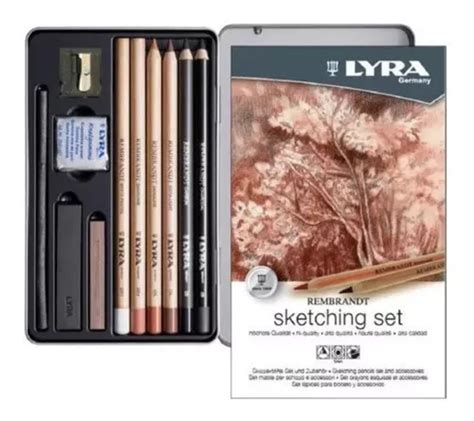 Lapices Lyra Rembrandt Set Sketching 11 Piezas