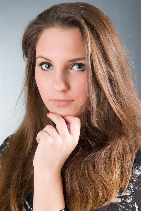 Belle Fille Sexy De Brunette Photo Stock Image Du Sensuel Femmes