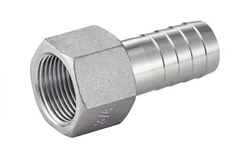 Adaptateur Hexagonal Femelle Cannel Gaz Cylindrique Inox Moul