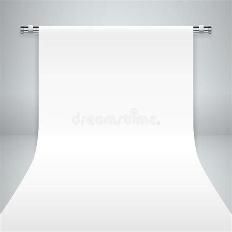 Realistic Clear Studio Paper Photo Backdrop Stock Vector - Illustration ...