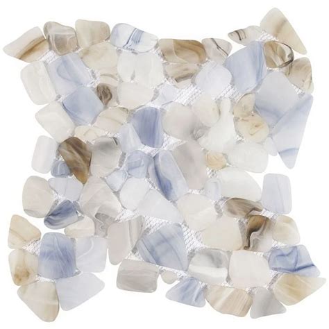 Riverglass Beige Frosted Glass Mosaic Tile In 2022 Mosaic Glass Mosaic Tiles Glass Mosaic Tiles