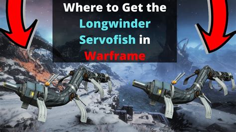 Where to get Longwinder Servofish in Warframe - YouTube