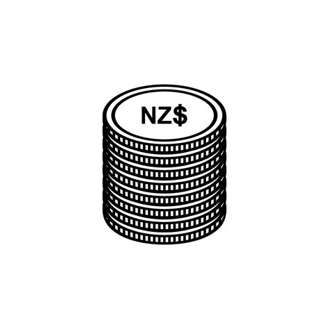 New Zealand Currency Icon Symbol. New Zealand Dollar, NZD Sign. Vector ...