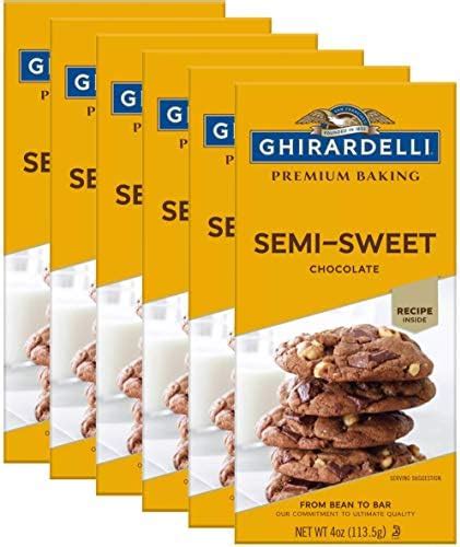 Amazon Baker S Premium Semi Sweet Chocolate Baking Bar 4 Oz