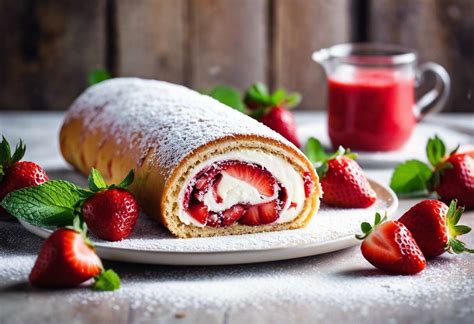 G Teau Roul Aux Fraises Recette Facile Et Gourmande