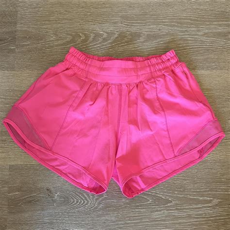 Lululemon Sonic Pink Hotty Hot Shorts These Are Depop