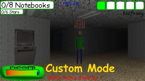 Baldi S Basics Modded Baldi S Brand New Game Remastered Custom Mode