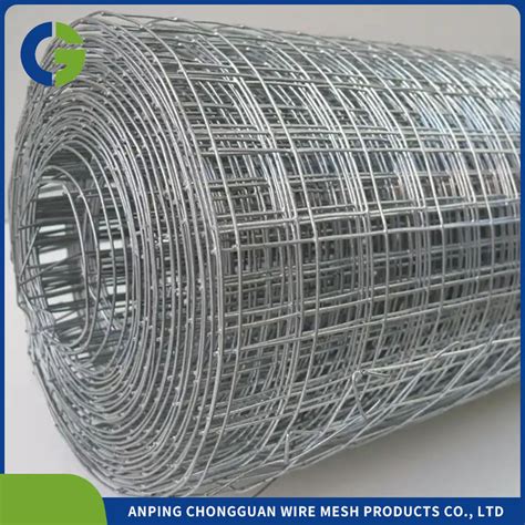 Wholesale Galvanized Square Woven Wire Mesh Stainless Steel Crimped