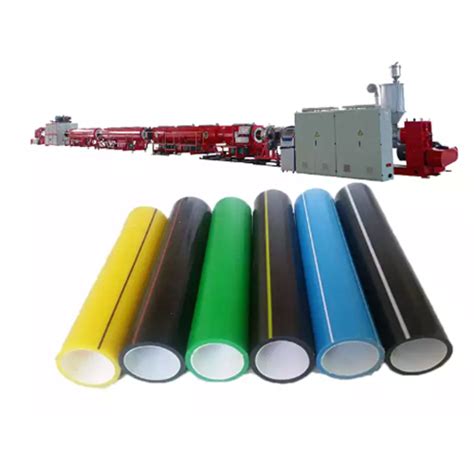 Automatic Water Drain Pvc Pe Plastic Pipe Extrusion Production Line