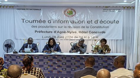 Révision constitutionnelle au Togo Les populations des préfectures du