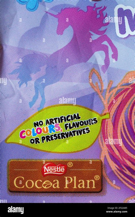 No Artificial Colours Flavours Or Preservatives And Nestle Cocoa Plan