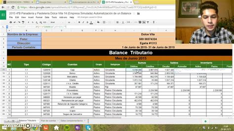 Tutorial Automatizaci N De Un Balance Tributario Youtube