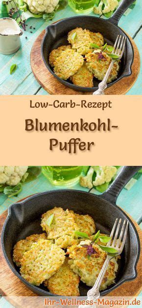 Low Carb Blumenkohl Puffer gesundes Rezept fürs Frühstück Healthy