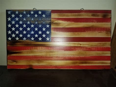 Wooden American Flag - Etsy