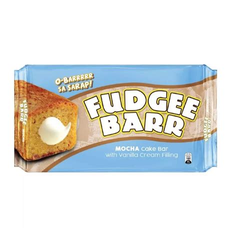 FUDGEE BARR Mocha Cake Bar With Vanilla Vream Filling Shopee Philippines