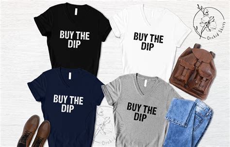 Buy The Dip T Shirt Warren Buffett Finance Meme Shirt Etsy