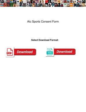 Fillable Online Atc Sports Consent Form Atc Sports Consent Form Twist