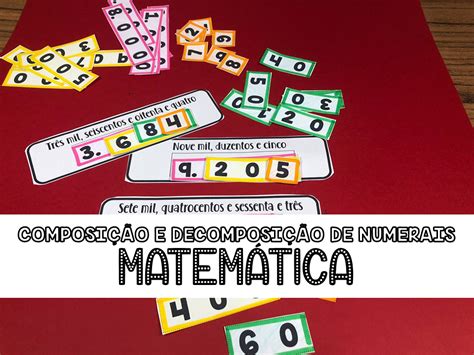 Atividades De Decomposi O De Numeros Revoeduca